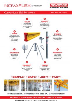 NOVAFLEX | Novatec Formwork Systems